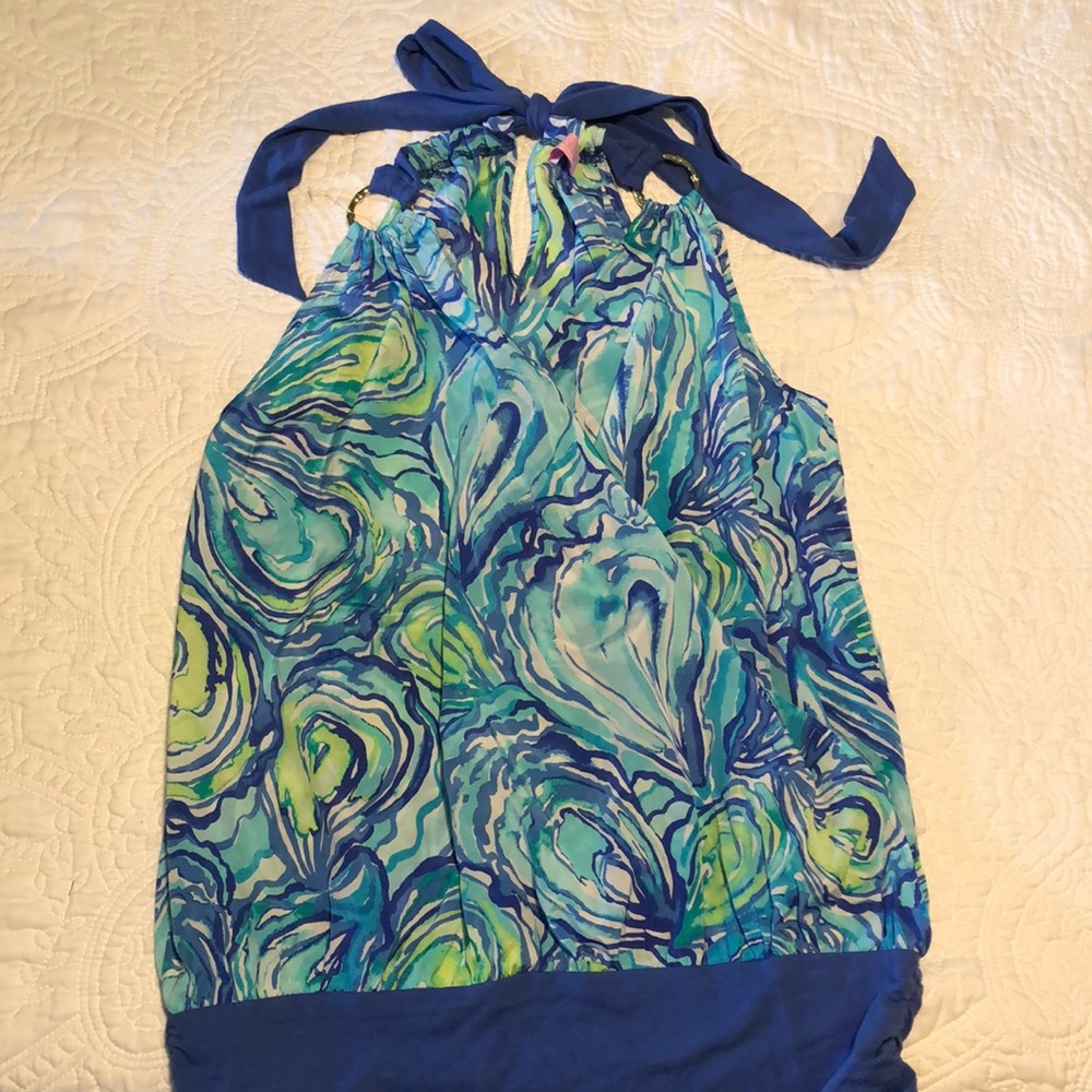 Lilly Pulitzer wrap halter top